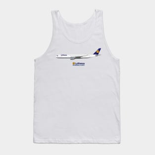 Illustration of Lufthansa Airbus A350 Tank Top